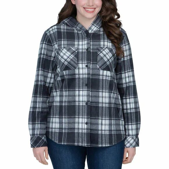 NEW Realtree Hooded Shacket | Black - Picture 1 of 8